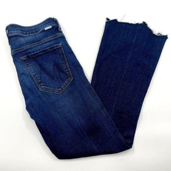 MOTHER Denim - Mother Jeans Cruiser Raw Hem Flared Jean Size 27